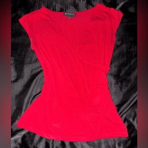 INC International Concepts Vibrant Red Blouse